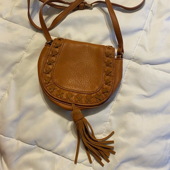 INC International Concepts Women’s Brown Leather Bag - Picture 2 of 12